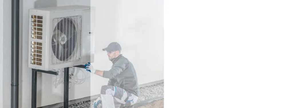 air source heat pump installation
